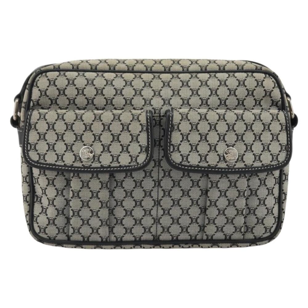 Celine Macadam Shoulder Bag Blue